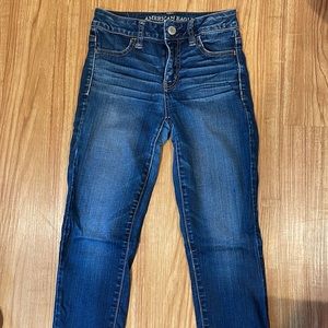 American Eagle hi-rise stretch jeggings